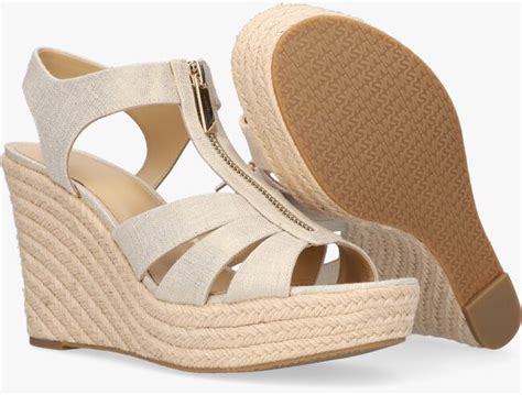 omoda michael kors sleehak|Gouden MICHAEL KORS Sandalen BERKLEY WEDGE .